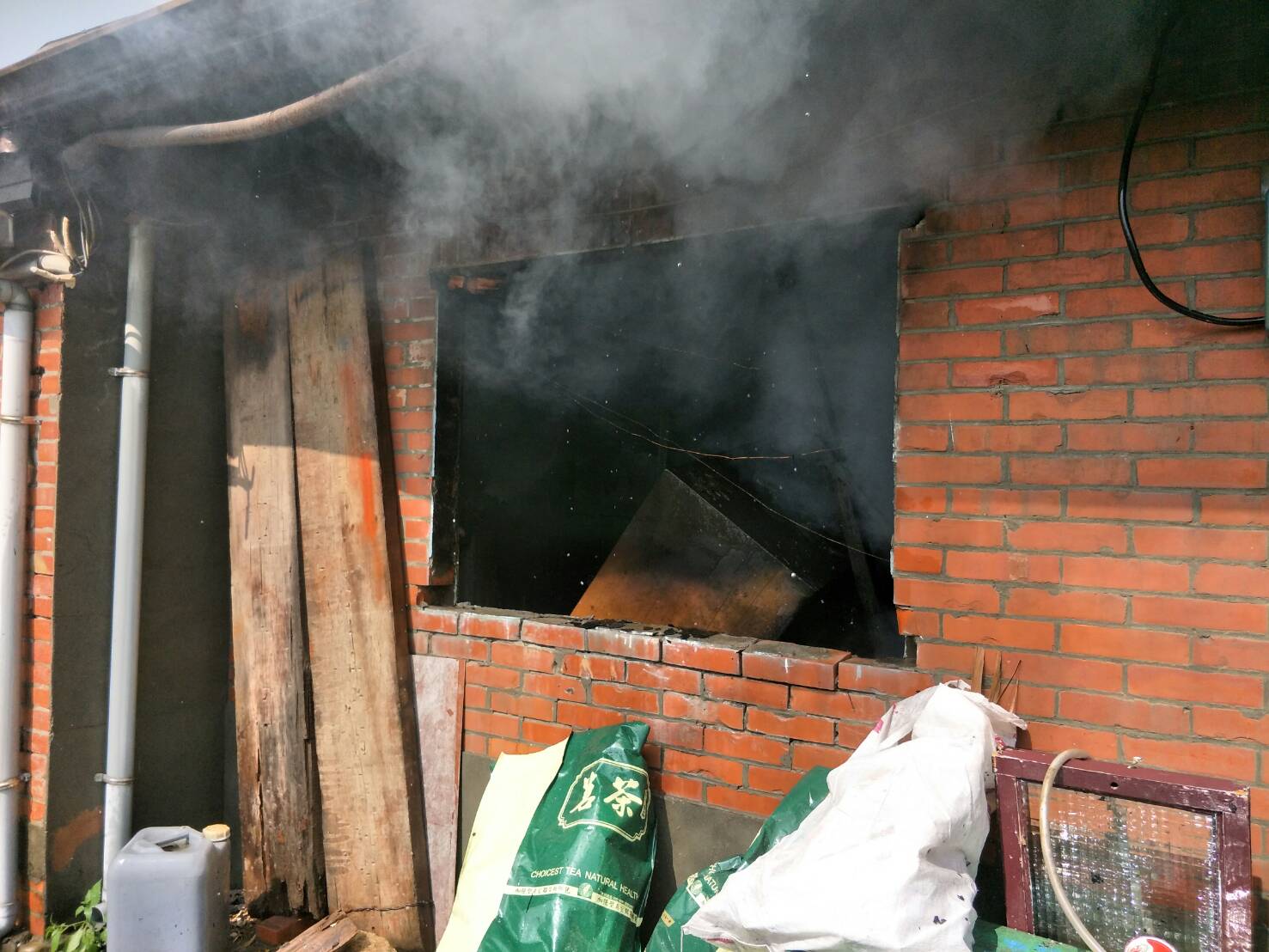 五結鄉復興三路發生火警