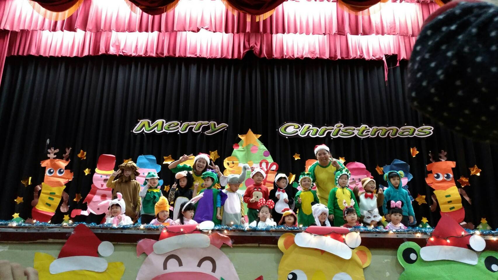 小B班小朋友妝扮各種動物造型逗趣可愛