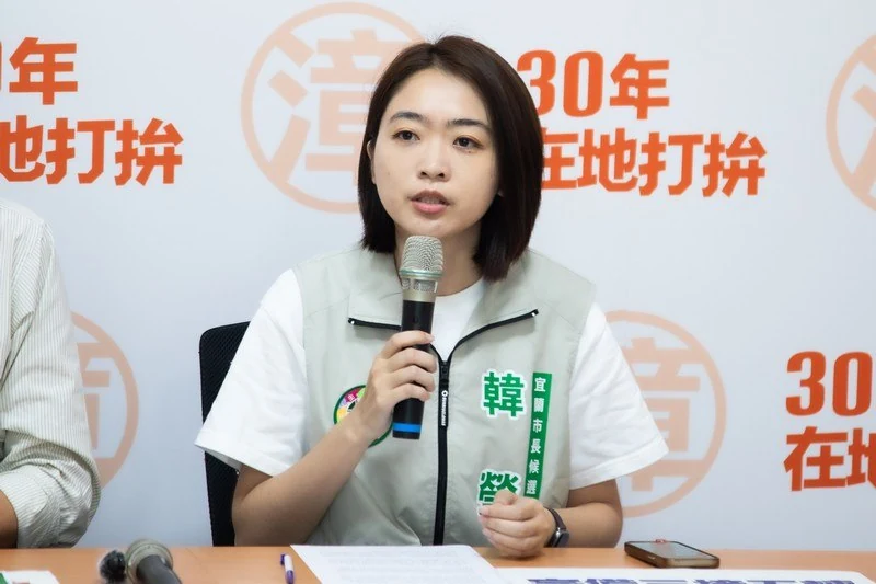 韓瑩說明宜蘭市交通與接駁規劃