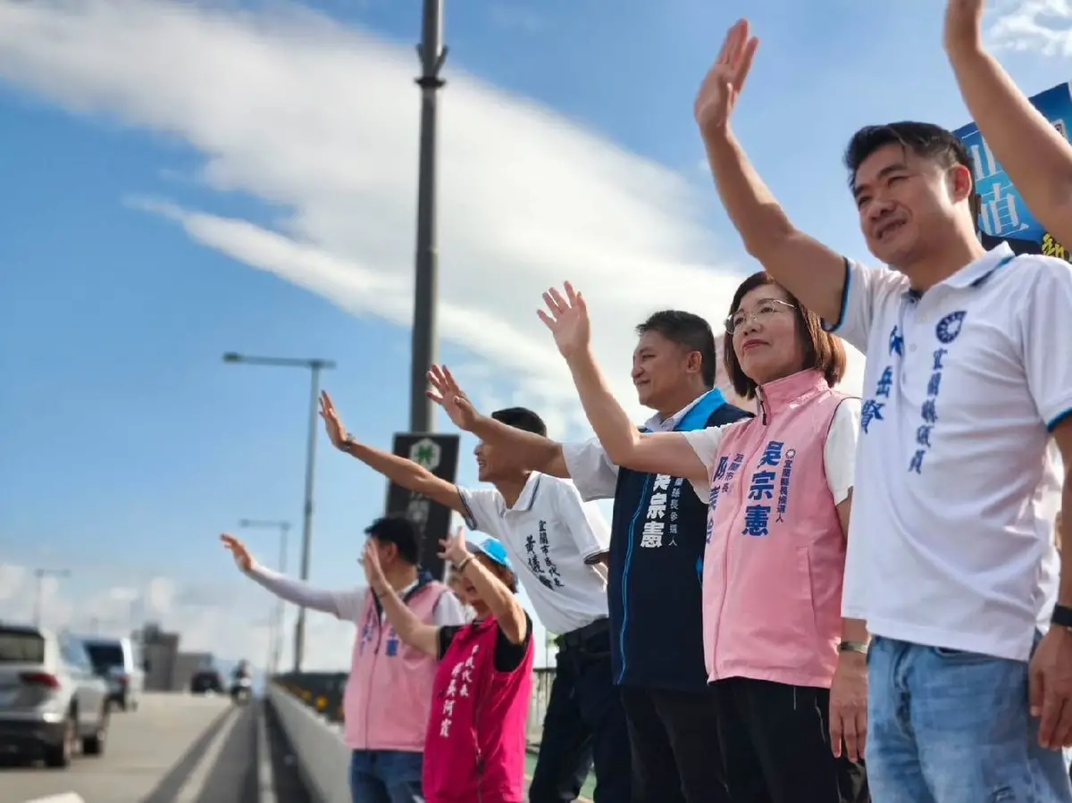 吳宗憲拜訪宜蘭市店家