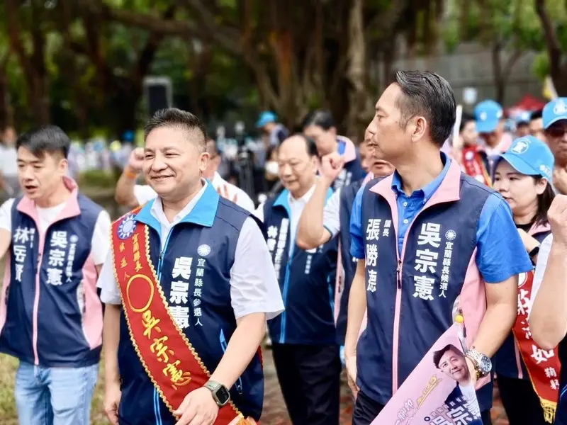 吳宗憲、張勝德掃街行程