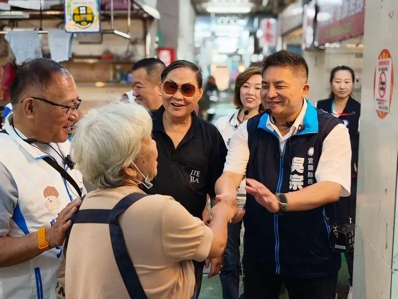 吳宗憲、張勝德掃街行程