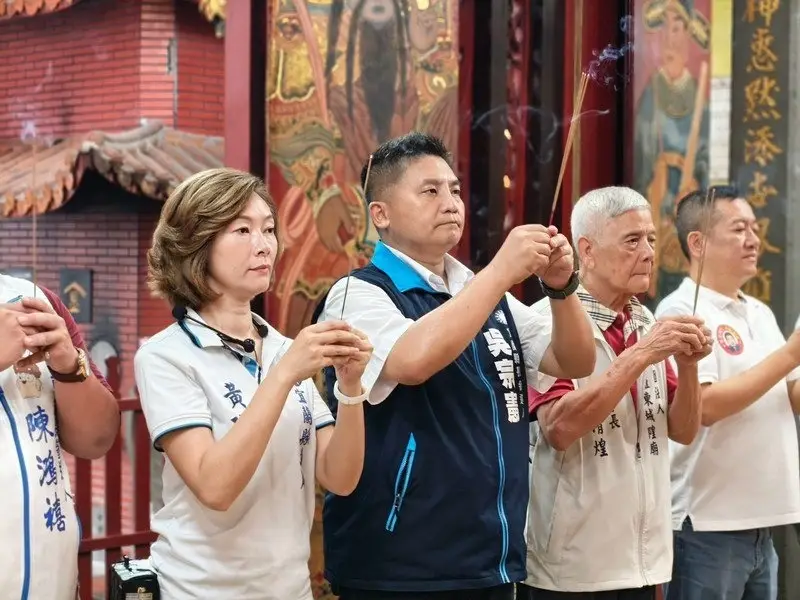 吳宗憲、張勝德掃街行程