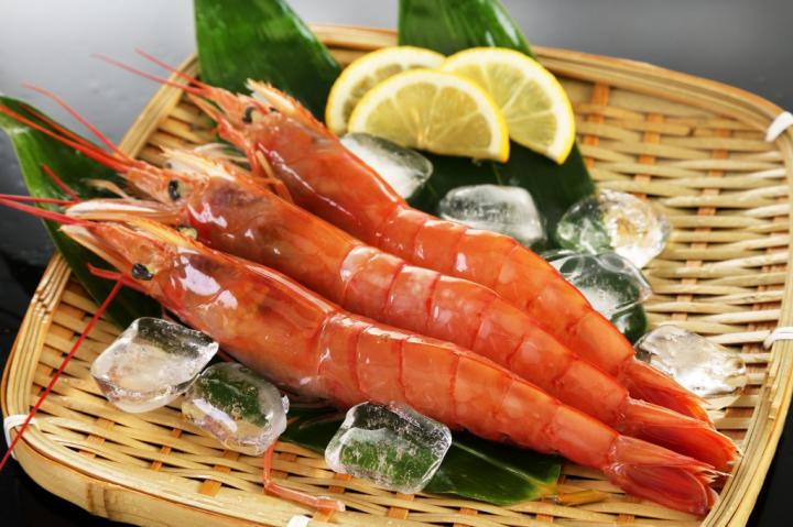 新鮮蝦子