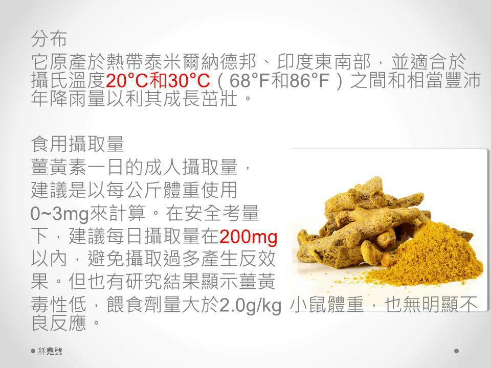 神奇的薑黃 背後傳奇故事