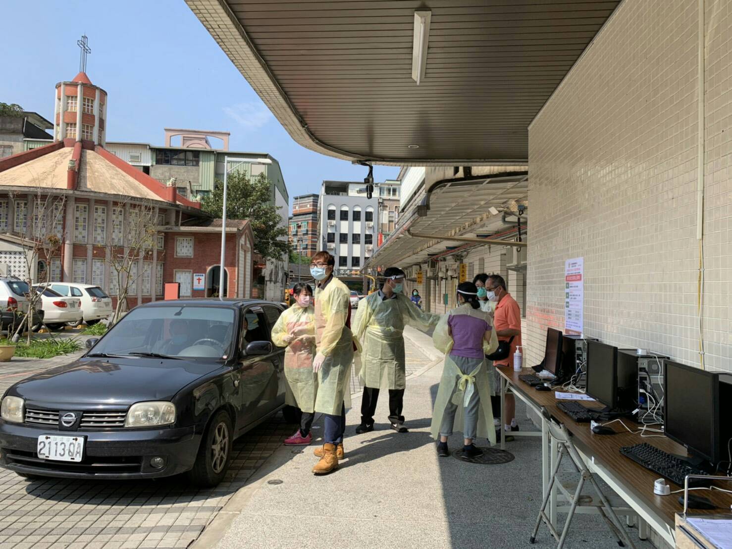 宜蘭強化防疫力道 羅東聖母醫院嚴格門禁管制