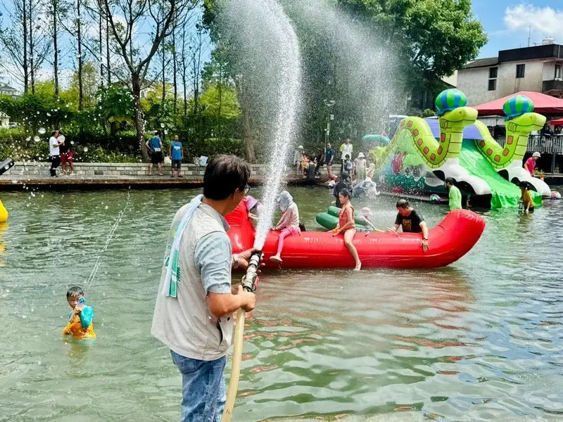 松樹門湧泉歡樂一夏登場~天然湧泉消暑玩水樂翻冬山