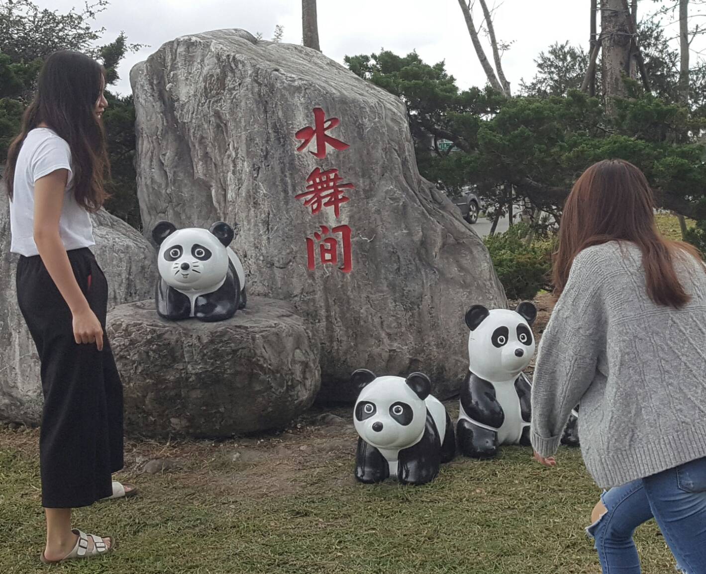 貓熊出沒竟成網紅 三星安農溪畔打卡新景點
