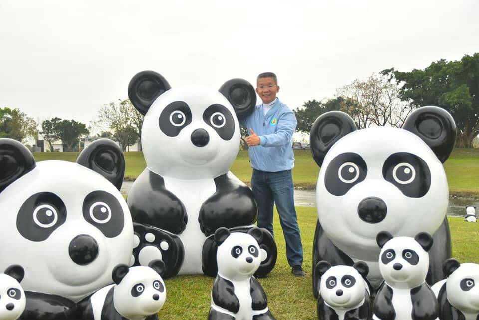 貓熊出沒竟成網紅 三星安農溪畔打卡新景點