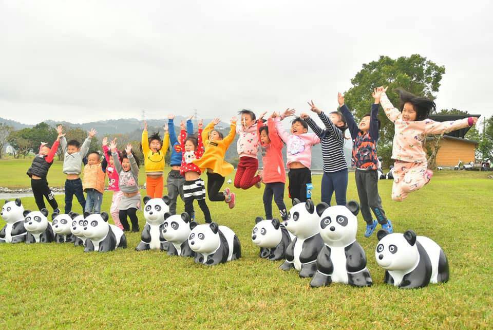 貓熊出沒竟成網紅 三星安農溪畔打卡新景點