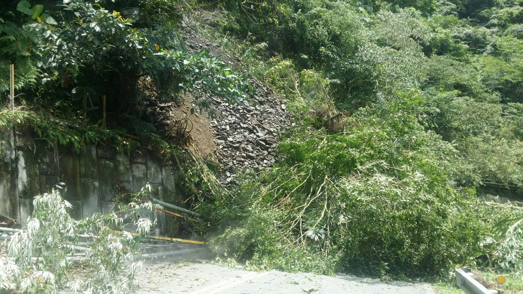 邊坡坍方受損 太平山鳩之澤溫泉6/6始恢復營運