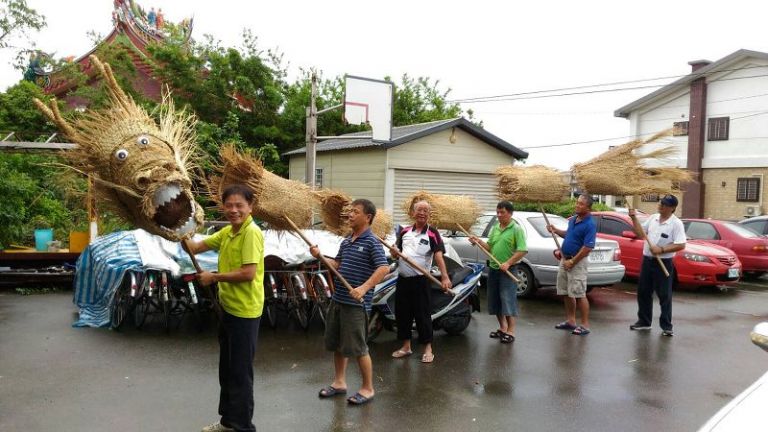 冬山鄉珍珠社區舉辦稻草藝術節
