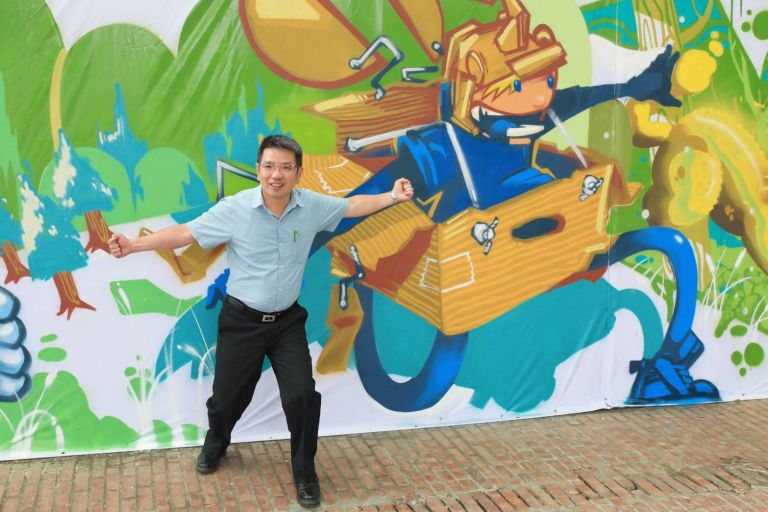 青年藝術快閃～用藝術展現美學讓彩繪點綴宜市