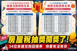 房屋稅E化繳納夯！宜蘭抽出54位幸運兒～電子繳稅年增近一成【影音新聞】