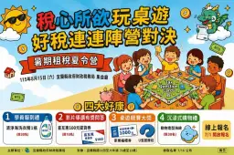 宜蘭財稅局暑期夏令營7月1日開放報名～捐8張雲端發票就能參加