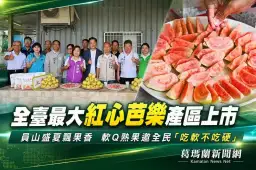全臺九成產量在員山～紅心芭樂上市邀全民品嚐軟Q好滋味