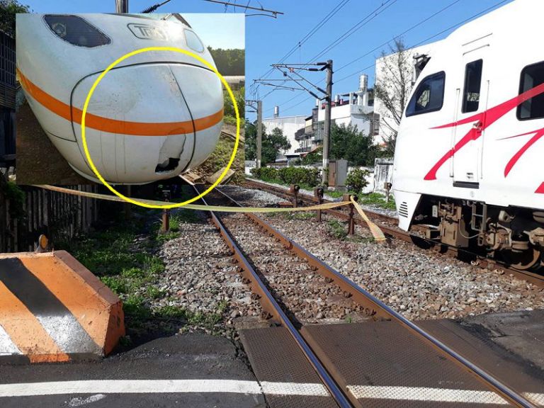 太魯閣號與婦人相撞 婦人不治 火車破洞 葛瑪蘭新聞網