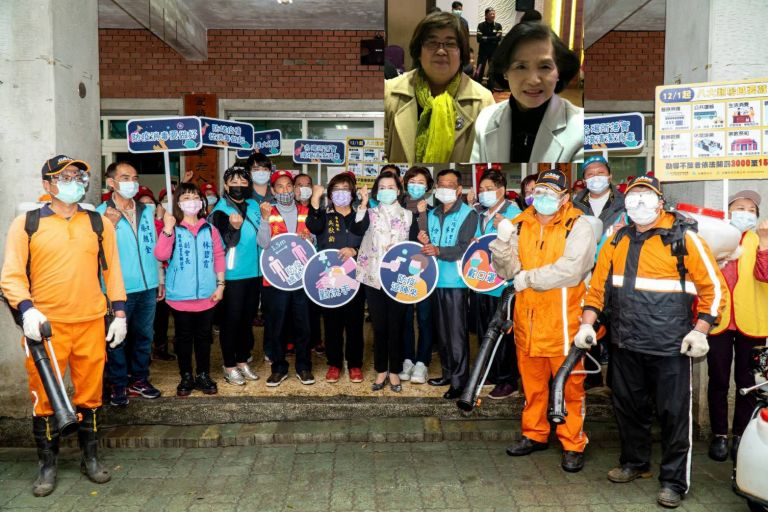 疫情升溫 林姿妙縣長督導羅東夜市全面消毒