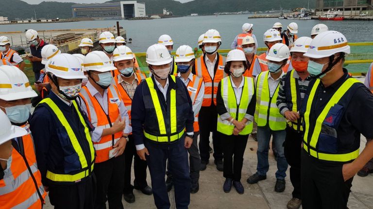 吳澤成政委視察跨港大橋重建工程 期勉明年9月如期通車【影音新聞】