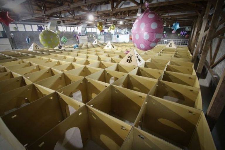 全國最大紙迷宮 兒童節當天免費開放試玩
