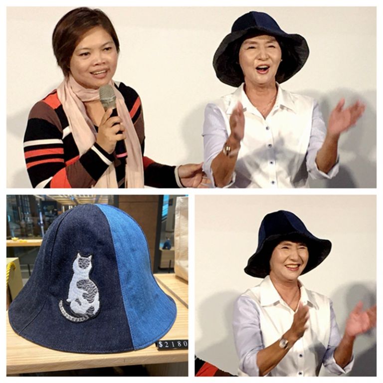 林姿妙縣長戴時尚漁夫帽，好看嗎？