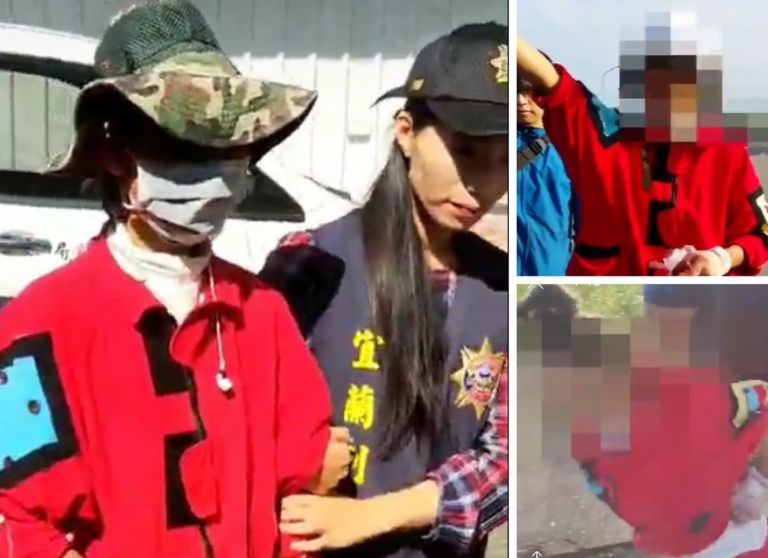 『紅衣老女孩』抓到了！ 被捕時爆『台灣ㄟ碰了了』【影音新聞】