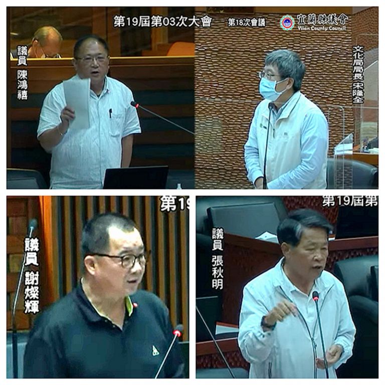 文化工場耐候鋼支撐．議員們不耐候．要求立即處理