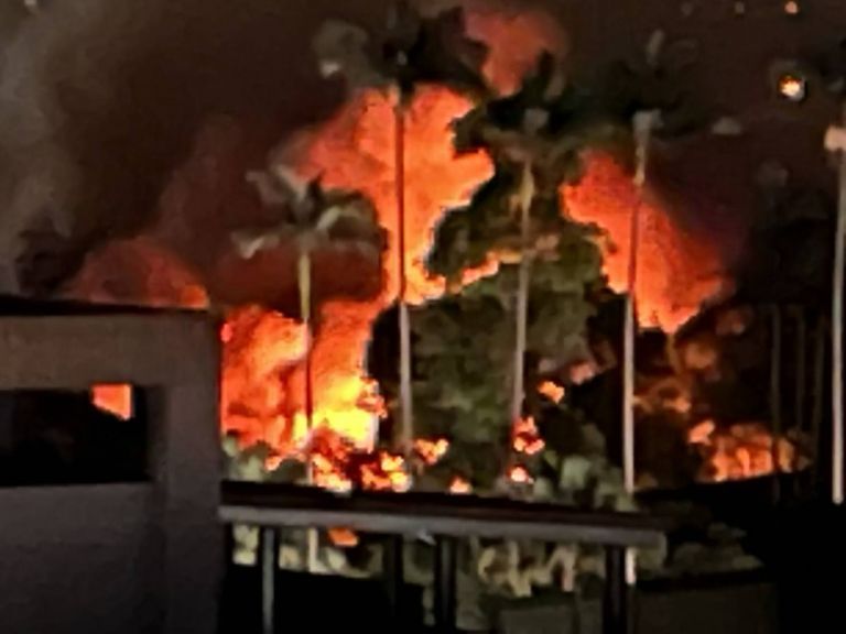 羅東林場暗夜傳火警 二戶木造平房遭燒毀【影音新聞】