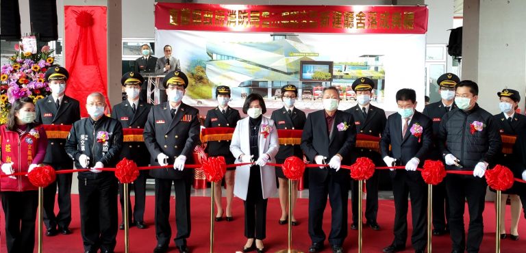 總經費七千八佰萬 員山消防分隊辦公廳舍落成啟用