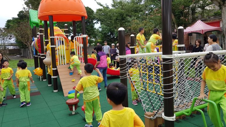 宜蘭市立幼兒園遊樂設施汰舊換新  孩子開心家長放心
