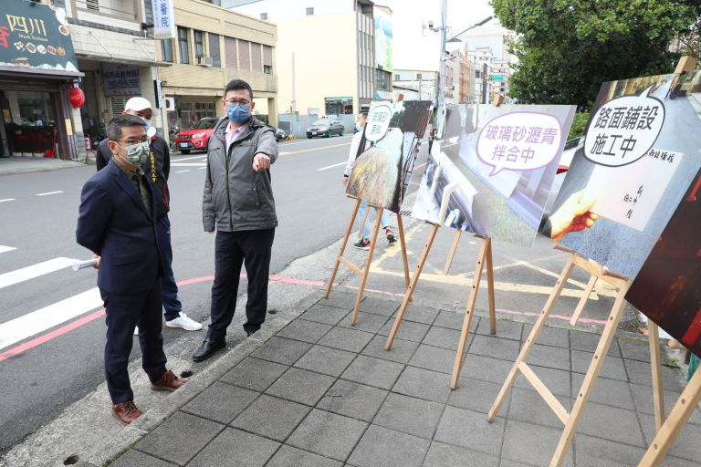 玻璃回收再利用 玻璃砂瀝青路面安全又安心