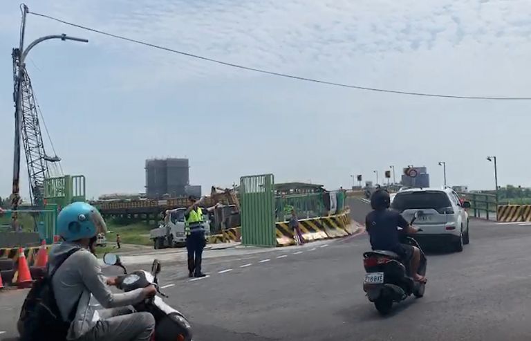 宜蘭橋今起改建 警方成立「交通快打」確保交通順暢