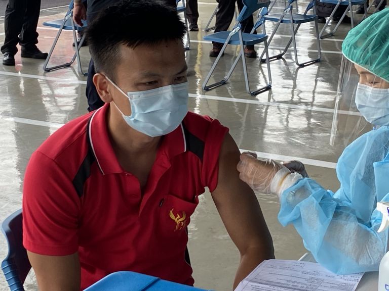 宜縣消防員今起打疫苗 首批128人接種