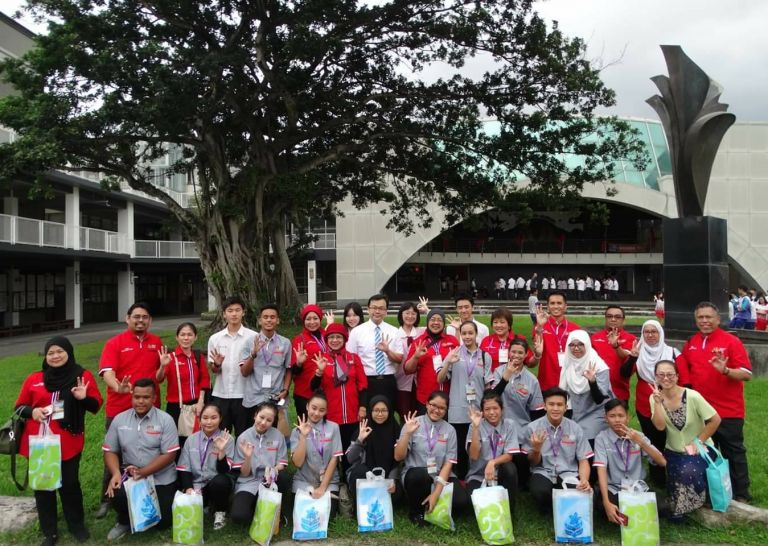 馬來西亞沙巴學生中道中學取經  領略中華文化