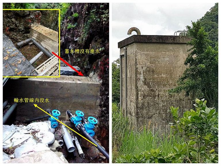 簡易自來水工程完工四個多月．居民師生沒水喝