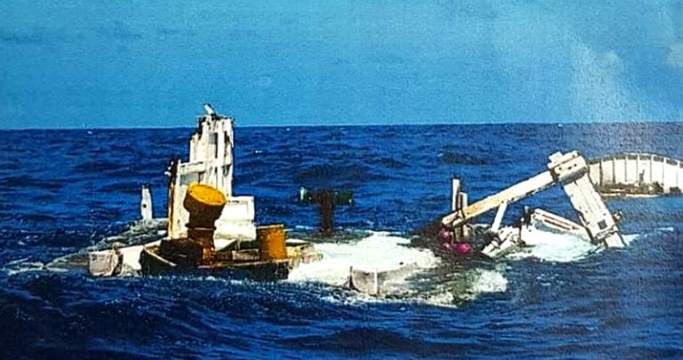 全億財一號斷成兩截．六人失蹤．利奇馬攪局難搜尋