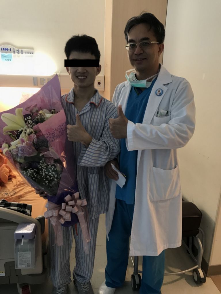 溺水陸大學生戰勝死神  已順利康復出院