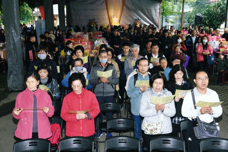 緬懷先人慎終追遠     員山福園舉行春祭法會