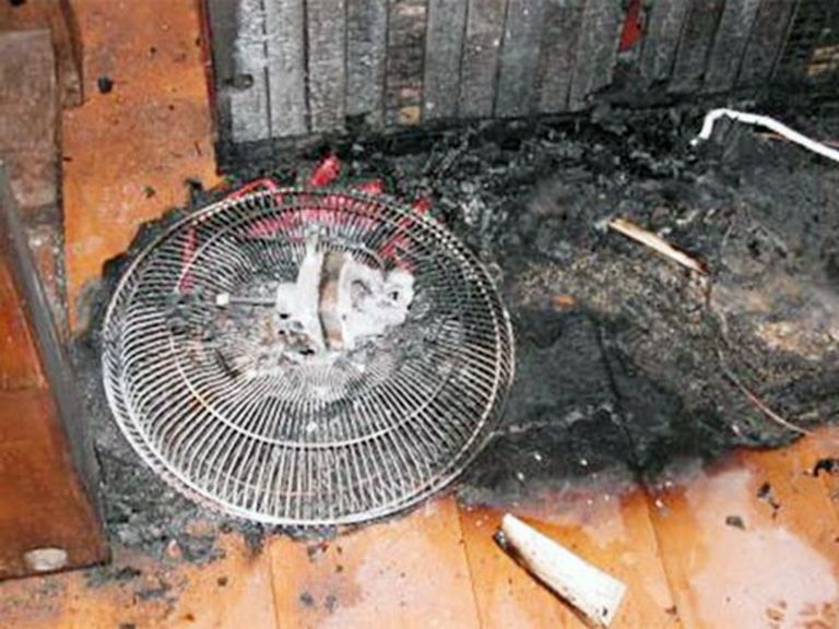 預防火災  請定期清理電器以確保生命財產安全