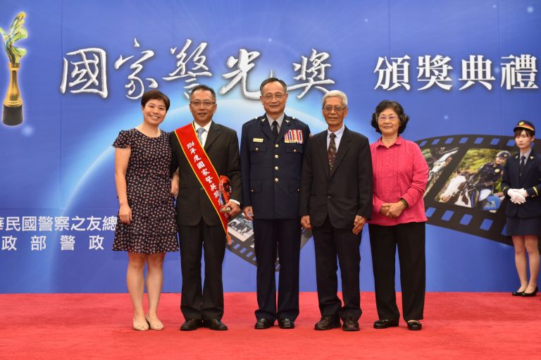 宜蘭縣警局刑警大隊大隊長盧俊宏 獲頒106年國家警光獎