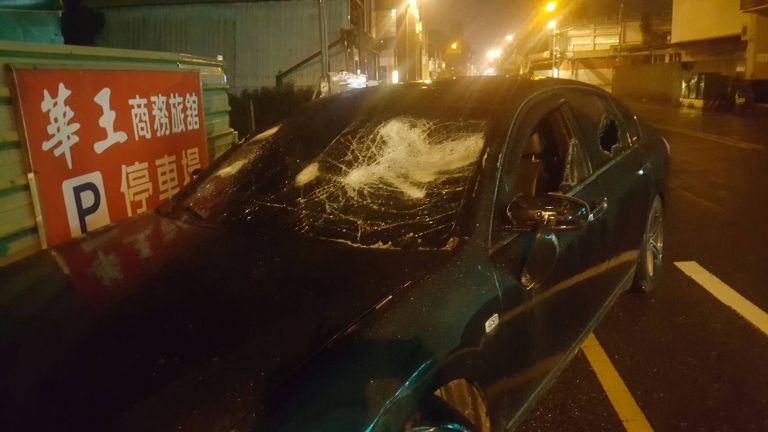 羅東鎮中正北路深夜發生離奇鬪毆 被害人座車被砸爛卻拒絕供出加害人