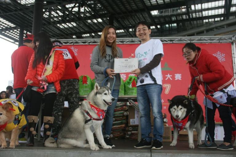 有洋蔥獨眼哈士奇為逝世的狗友參加雪橇大賽
