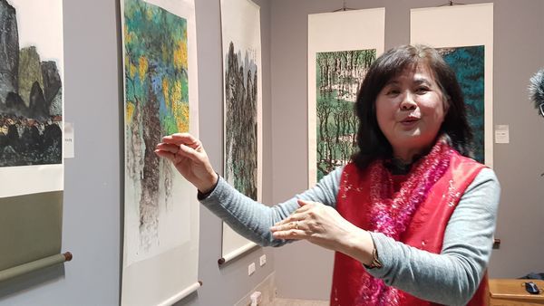 書畫家鄒恆德創作展．大作小品皆受歡迎【影音新聞】