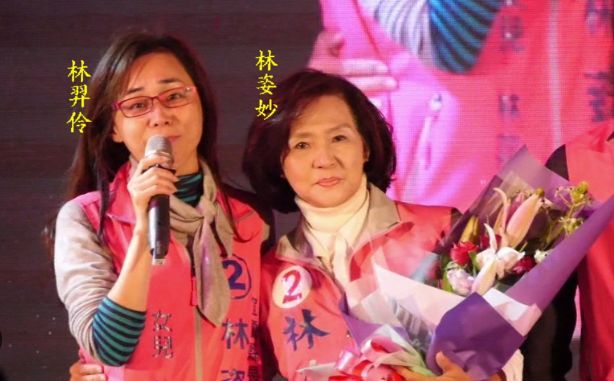 宜蘭縣國民黨主委．傳由縣長女兒林羿伶接任