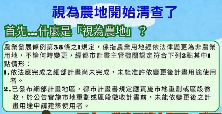 視為農地列管案件～縣府展開清查