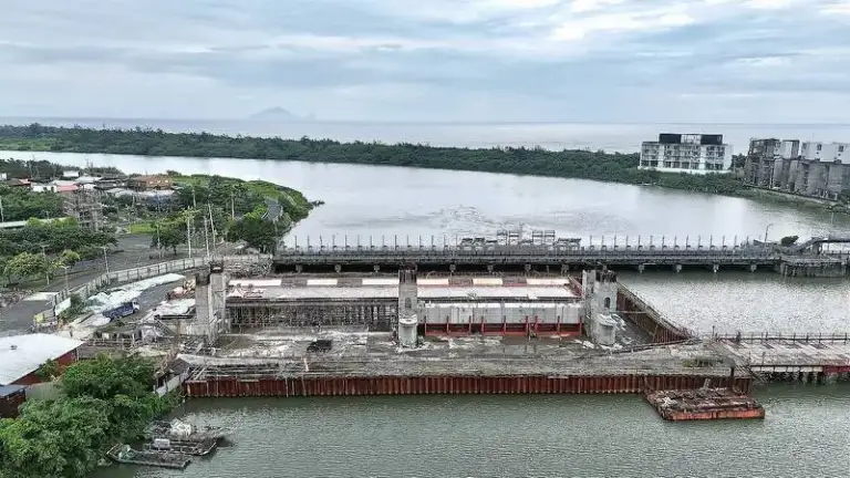 五結防潮閘門強排洪～河防升級水路通．觀光排洪雙建功【影音直播】