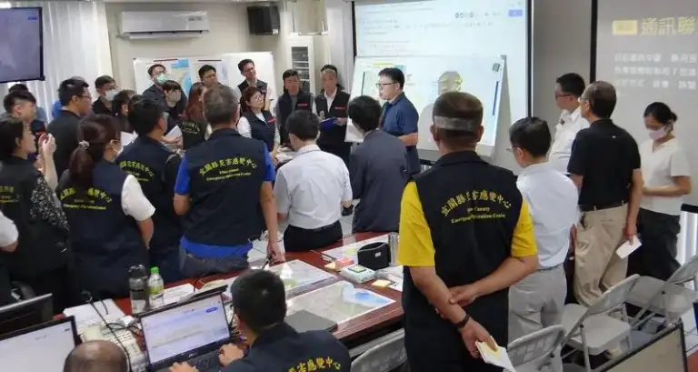 國家防災日～兵棋推演臨海嘯．災防應變強韌性
