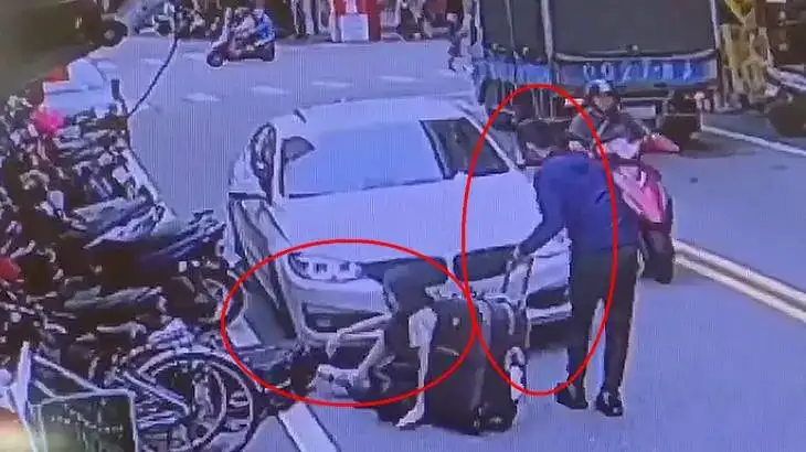 車撞行人奪行李．搶劫未遂駕車逃．防風林中逮犯嫌【影音新聞】