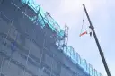 烏石漁港製冰上樑～製冰補缺口．用冰不遠走．漁民樂開口