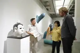 史努比鴨之父快閃宜蘭．林正仁雕塑展激盪東西方